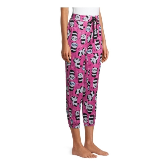 NWT Panda Bear Ladies Sleep Joggers - Picture 2 of 3
